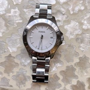 Fossil Ladies Boyfriend Style Stainless Steel Watch